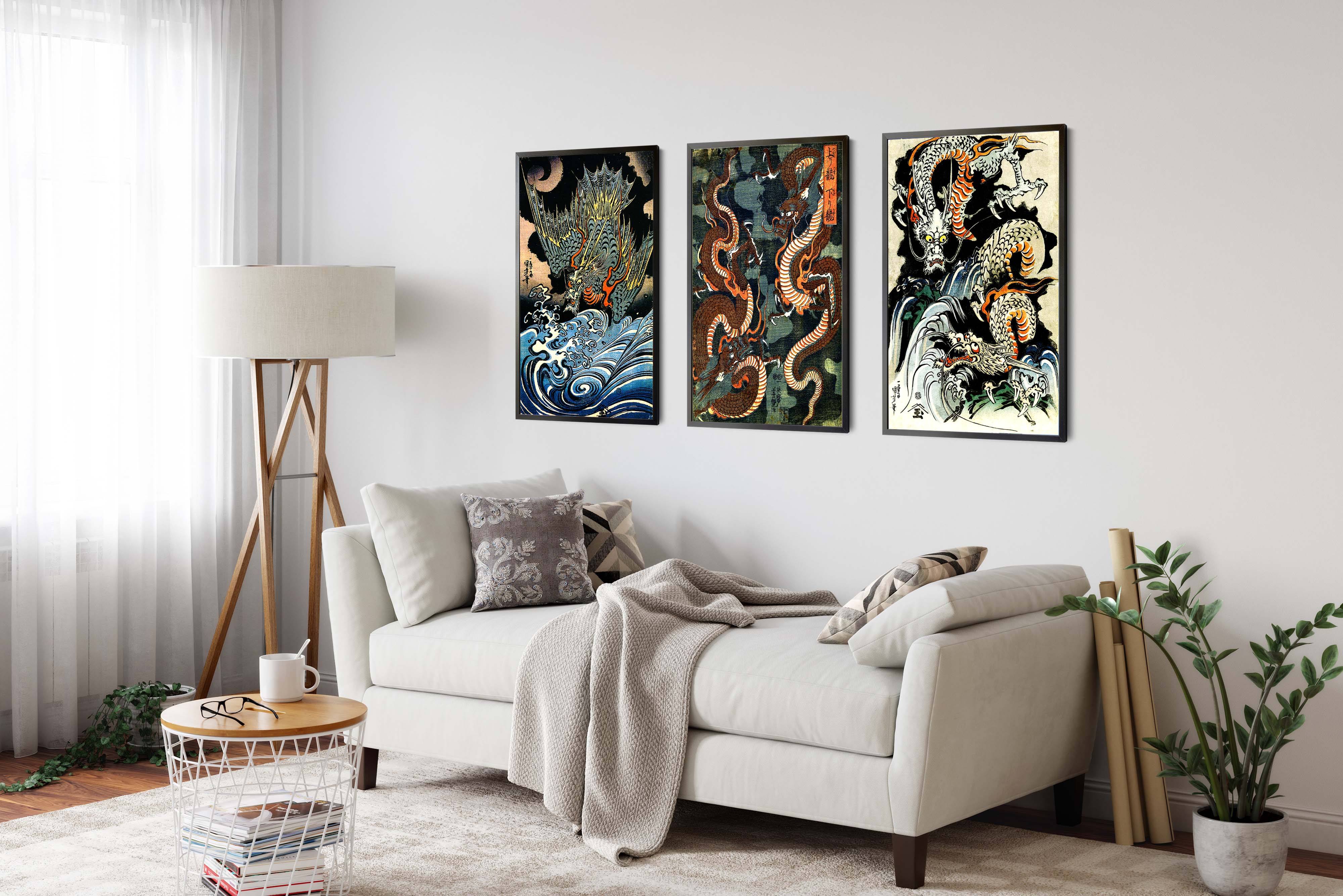 Japanese Dragons - Set of 3 - Image 4